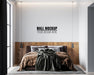 Free Wall Mockup In Bedroom Interior Psd