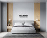 Free Wall Mockup In Bedroom Interior Psd