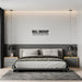 Free Wall Mockup In Bedroom Interior Psd