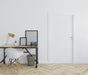 Free Wall With Blank Door Mockup Psd
