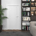 Free Wall With Blank Door Mockup Psd