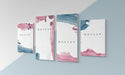 Free Watercolor Painting Collection On Canvas Psd