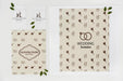 Free Wedding Invitation Cards With Flat Lay Psd