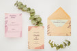Free Wedding Invitation Concept Mock-Up Psd