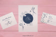 Free Wedding Invitation Mockup On Wooden Pink Background Psd