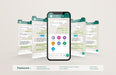 Free Whatsapp Interface Template On Mobile Phone And Ui Ux App Presentation Mockup Psd