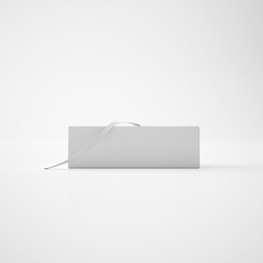 Free White Box With Ribbon Psd