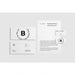 Free White Business Stationery Mock Up Frontal View Psd