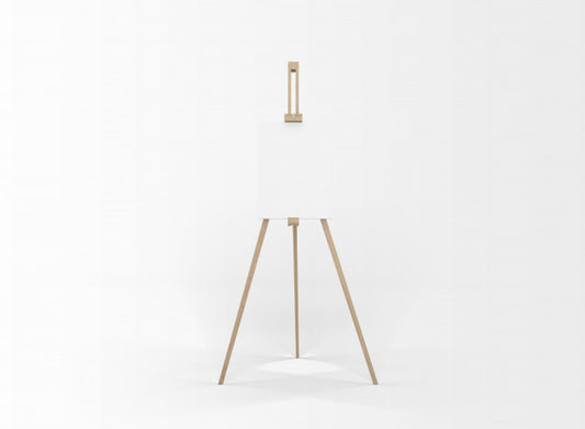 Free White Canvas On A Easel Psd