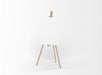 Free White Canvas On A Easel Psd