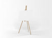 Free White Canvas On A Easel Psd