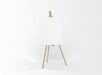 Free White Canvas On A Easel Psd
