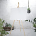 Free White Canvas On A Easel Psd