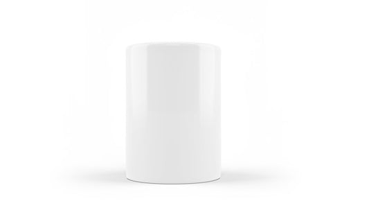 Free White Ceramic Mug Mockup Isolated Psd