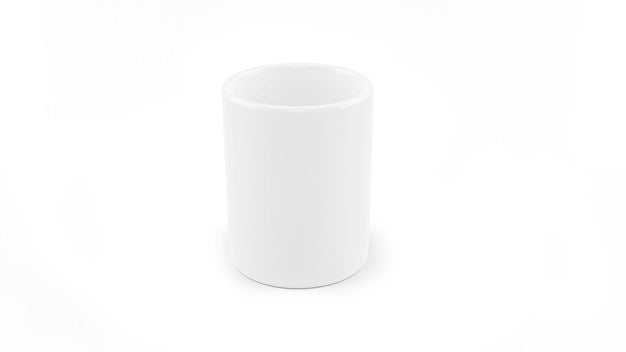 Free White Ceramic Mug Mockup Isolated Psd
