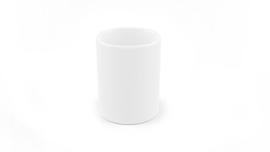 Free White Ceramic Mug Mockup Isolated Psd