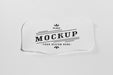 Free White Fabric Clothing Patch Mock-Up Psd