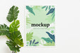Free White Mock-Up Frame On White Wall Inside Psd