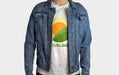 Free White T-Shirt Model Mockup Jacket Psd