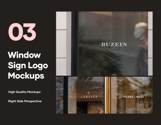 Free Window Logo Mockups