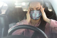 Free Woman In Car Experiencing Headache Psd