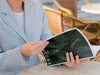 Free Woman Reading Magazine About Nature Psd