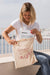 Free Woman With Bag Mock-Up Concept Psd