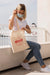 Free Woman With Bag Mock-Up Concept Psd