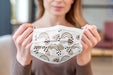 Free Woman With Medical Mask Concept Mock-Up Psd