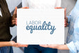Free Womens With Equality Labor Message Psd