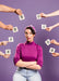 Free Worried Model With Sticky Notes Psd