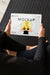 Free Yoga Instructor Holding A Tablet Mock-Up Psd