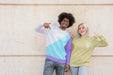 Free Young Model Wearing Hoodies Psd