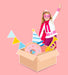Free Young Superhero Preparing For A Birthday Party